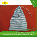 Customized Logo Recycled Carrying Cotton Bag Drawstring